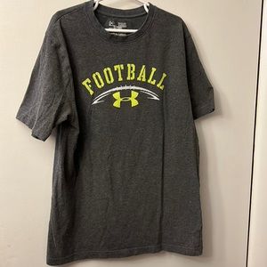Under Armour Boys T-shirt Grey Size YM